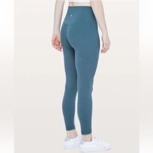 Lululemon Align leggings Size 4 blue color.